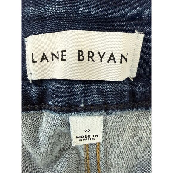 Lane Bryant Mid Rise Pull On Jegging Pedal Jeans Flex Magic Waistband Women's 22 - Picture 3 of 11